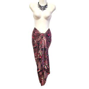 Pareo Sarong Skirt Strapless Dress for Tropics Holidays Beach Wedding - NEW
